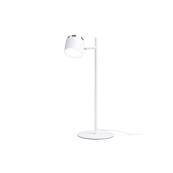 NOVA table white chrome/frosted acrylic 230V LED 4.2W 3000K image 1