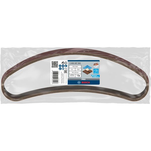 10-piece X440 sanding belt set 100 x 610 mm, 120 image 3