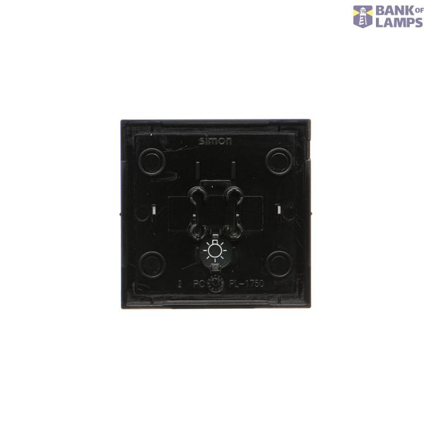 Single button for: NW1L.01/.. | NW6L.01/X/.. | NP1L.01/.., (rocker), Simon 24, IP20, graphite mat image 1