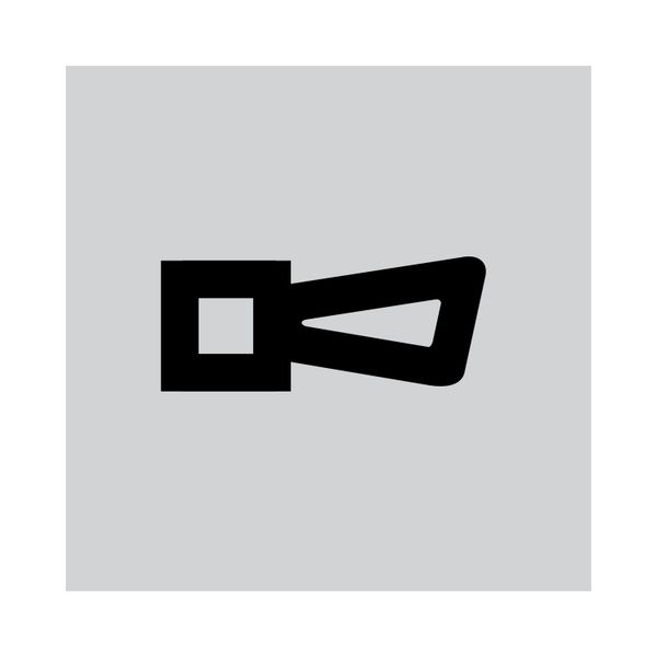 66LQ25 Insert label, transparent, klaxon image 2