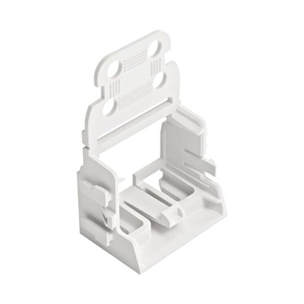 Wago Mounting adapter for screw fastening, white image 1