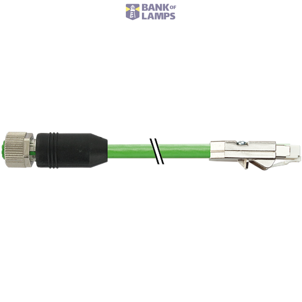 Drive Cliq IP20 / M12 female 0° shielded 8p. image 2