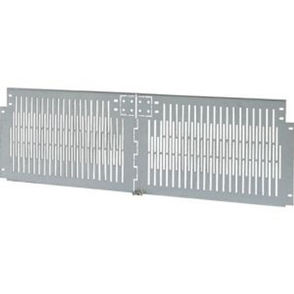 XTPPCUV3-H275W1000 Partition, ventilated, for power feeder, HxW=275x1000mm image 2