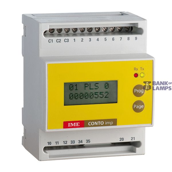 Hour counter R360 - Dim: ø 36mm - Vn: 24Vac 50Hz image 1