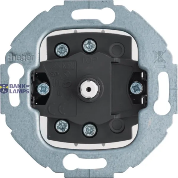 Rotary switch, off/changeover, flush-mounted, 1930 series / glass / R.classic image 1