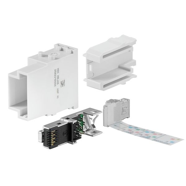 RJ45 module, 50 V, 1 A, Number of poles: 8, IDC terminal, Male, Required plug-in slots: 1 image 1