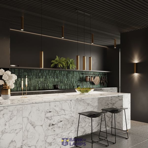 CEILING LAMP LAGOS 30 GOLDEN GLOSS GU10 1X10W IP20 image 5