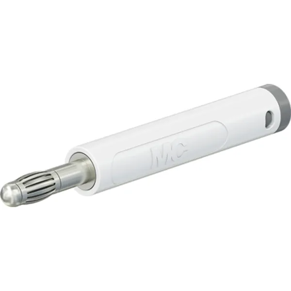 4 mm plug, crimp connection, 1.0 mm², white, 64.2052-29 image 1