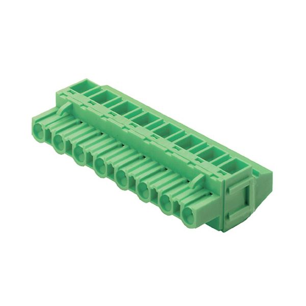 PCB plug-in connector, female plug, 7.62 mm, Number of poles: 10, 90°, Clamping yoke connection, Clamping range, max. : 3.31 mm², Box image 1