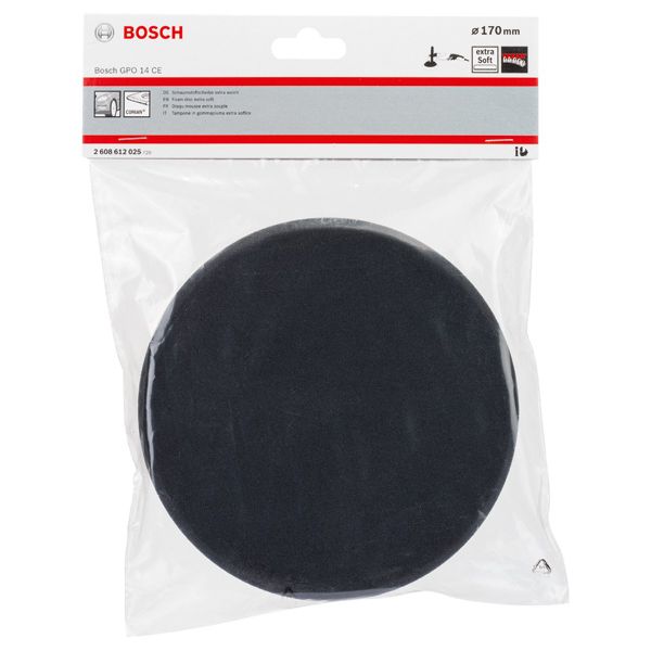 Extra-soft foam disc (black), 170 mm diameter Extra-soft image 2