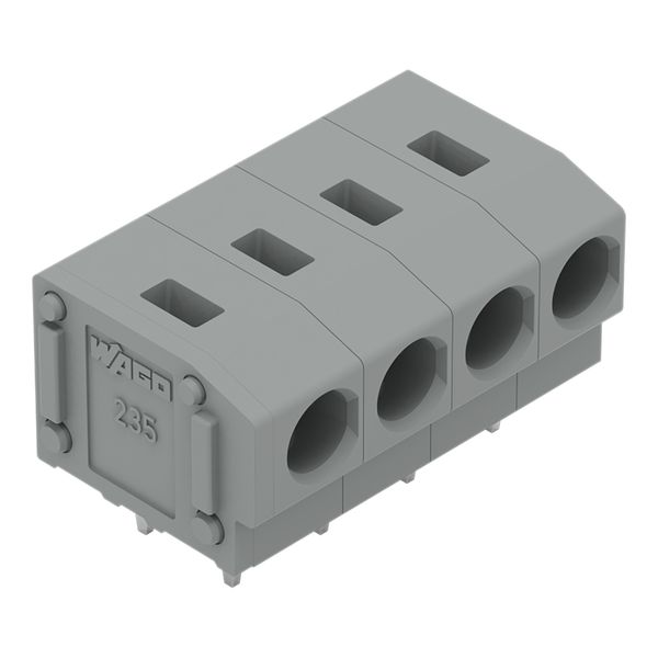 PCB terminal block 2.5 mm² Pin spacing 5/5.08 mm gray image 1