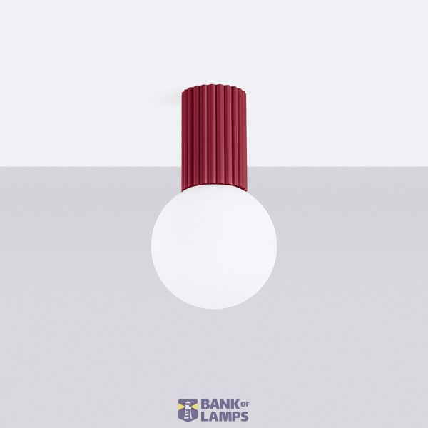 Ceiling lamp HALO burgundy image 7