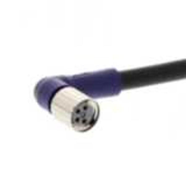 Sensor cable, M8 right-angle socket (female), 4-poles, PVC standard ca XS3F0180M image 2