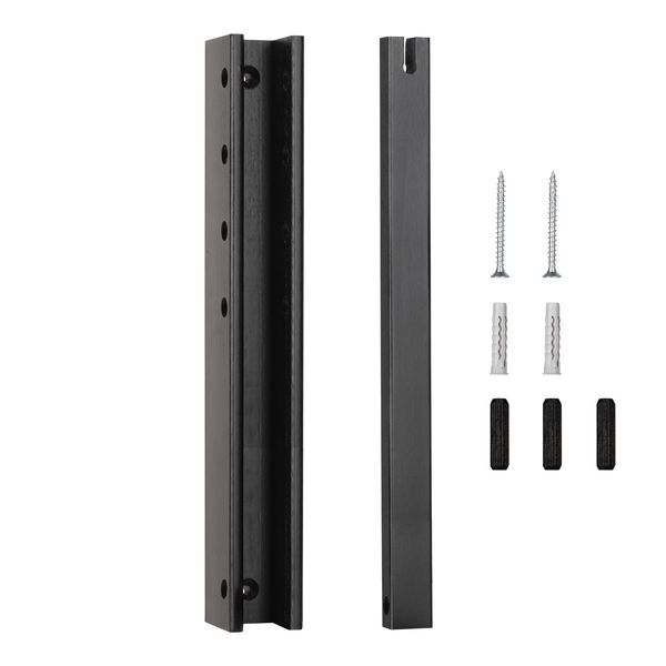 Wall Mount Wood Black image 2