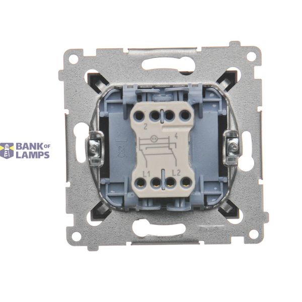 Single surface mounted box - for assembly, cream white/electro white image 1