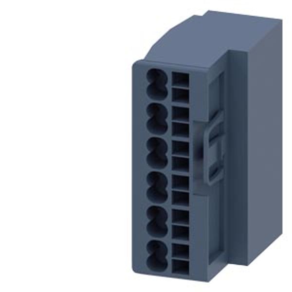 Removable control terminals with spring-type terminals 2 blocks with 6 terminals each Simple, efficient and image 1
