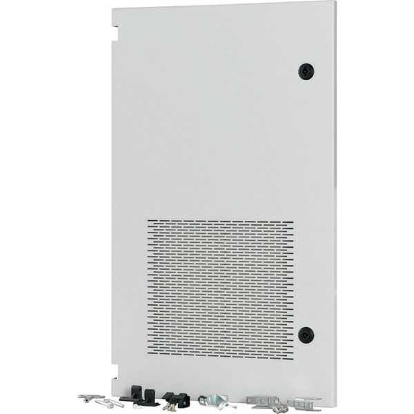 XTSZDSQV3L-H700W425 Section wide door, ventilated, left, HxW=700x425mm, IP31, grey image 3