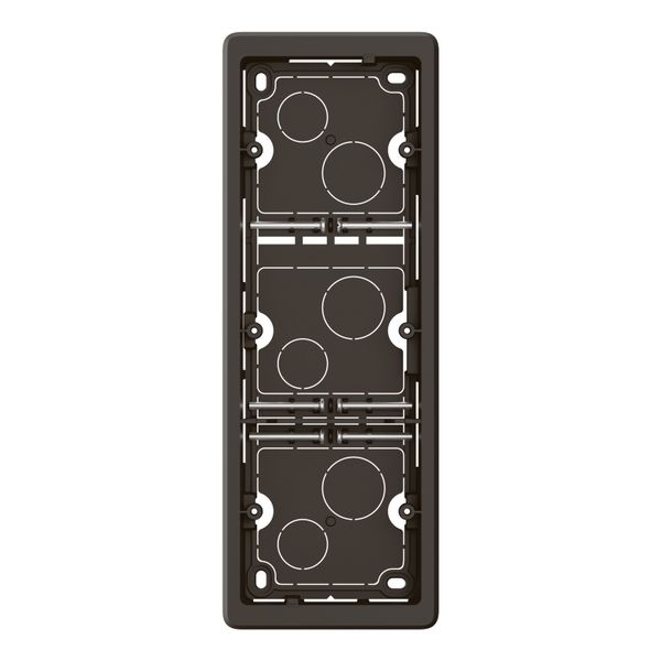 SURFACE MOUNTING BOX 3 GANG BLACK image 5