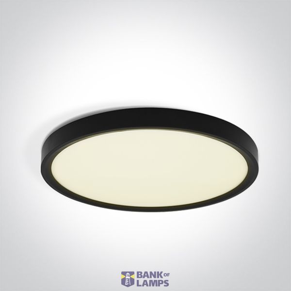 BLACK PLAFO 32W CCTV IP20 230V DIMMABLE image 1