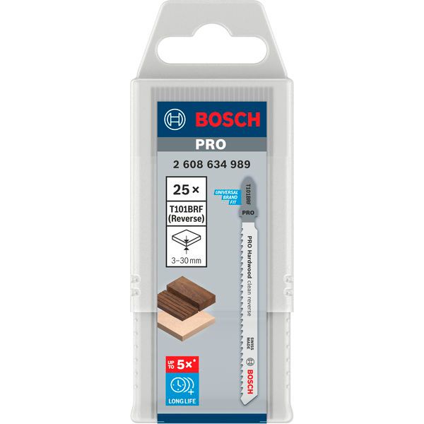 Jigsaw blade T 101 BRF Clean for Hard Wood 25 pcs. image 1