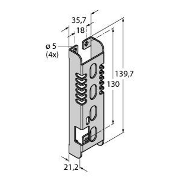 Accessories Mounting Bracket   SMBPVD100A image 1