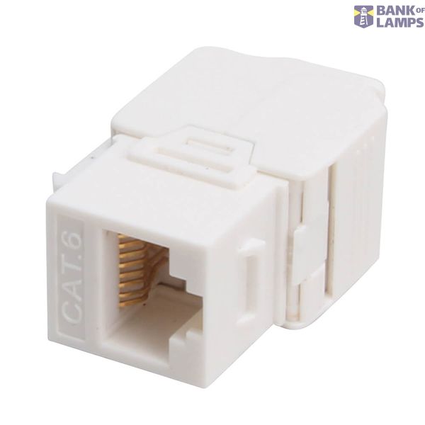 CAT6 UTP Keystone wh image 1