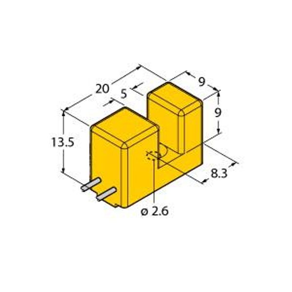 Inductive Sensor Slot-type   SI5-K09-Y1 image 1