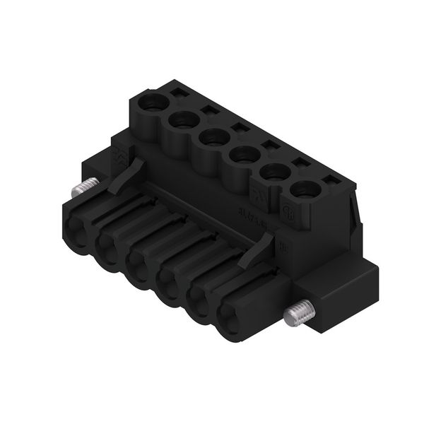 PCB plug-in connector, female plug, 5.08 mm, Number of poles: 6, 180°, Clamping yoke connection, Clamping range, max. : 4 mm², Box image 2