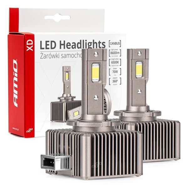 LED Headlights XD Series D8S AMiO-03315 image 1