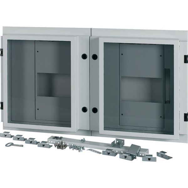 XTMP2N4W3CC-H550W1000 Front cover for 2x NZM4, withdrawable, HxW=550x1000mm, IP55, grey image 4