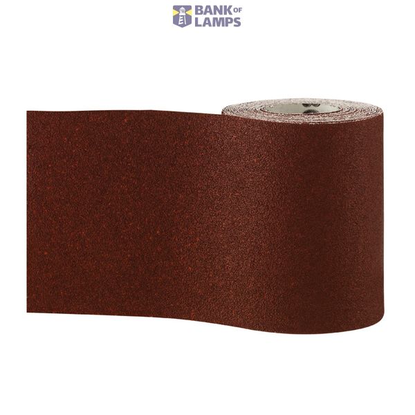 Sanding roll for wood and paint, 115 mm x 5 m, P60 G= 60 image 1