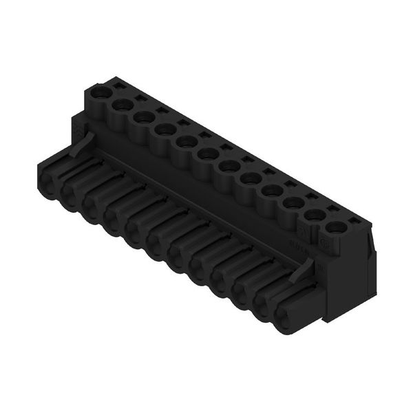 PCB plug-in connector, female plug, 5.00 mm, Number of poles: 12, 180°, Clamping yoke connection, Clamping range, max. : 4 mm², Box image 1