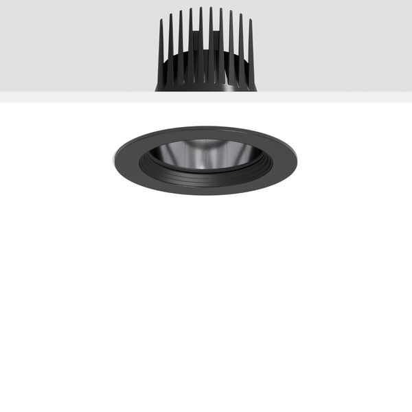 HELEDON maxi, 35 W, 3950 lm, 927, black, on/off Recessed downlights, D image 1