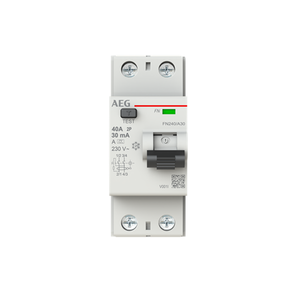 Residual current circuit breaker 2P. 40A 30 mA, A type image 1