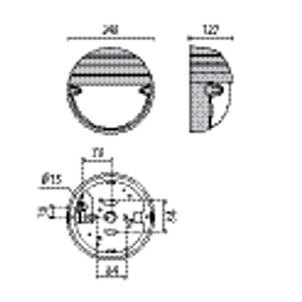 CHIP TONDO 25 GRILL LED 840 WIT 11,5W image 4