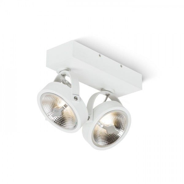 KELLY LED II DIMM wall white 230V LED 2x12W 24° 3000K image 1