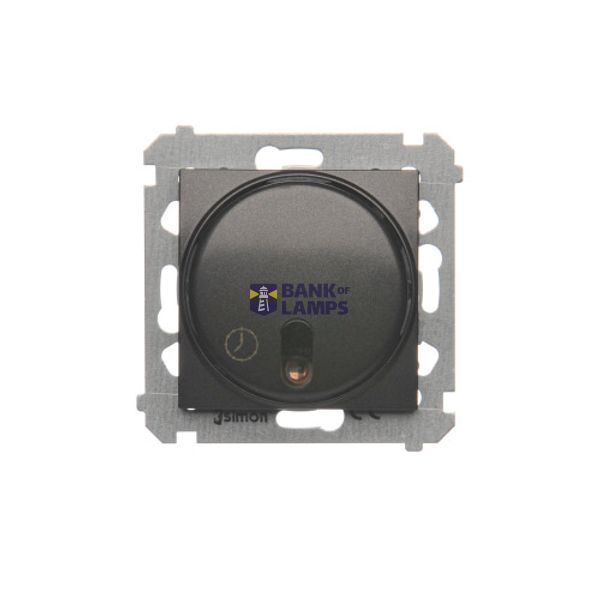 Time switch with relay 8A, anthracite, metalic image 1