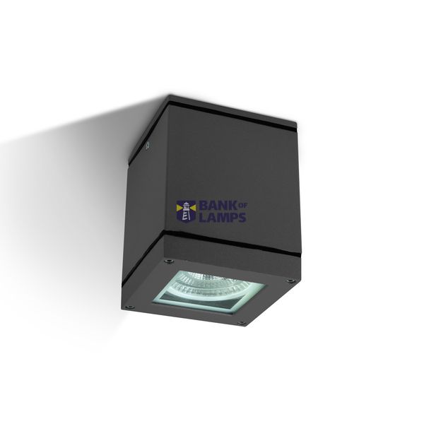 ANTHRACITE SQUARE CEIL PAR30 20W IP54 image 1