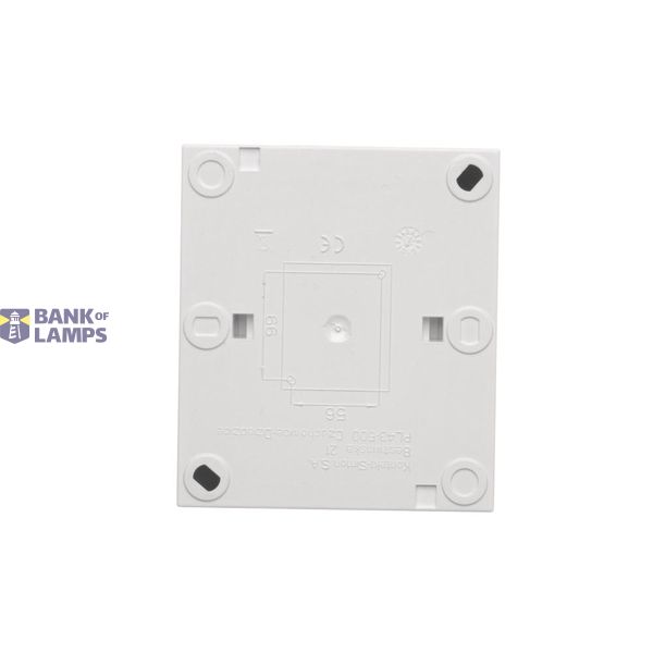 Double socket outlet with earthing IP44 version and shutters - flap in colour of the cover, 16A, quick connection, dark grey image 1