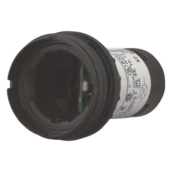Indicator light, Flat, Screw connection, Lens Without lens, LED green, 24 V AC/DC image 6