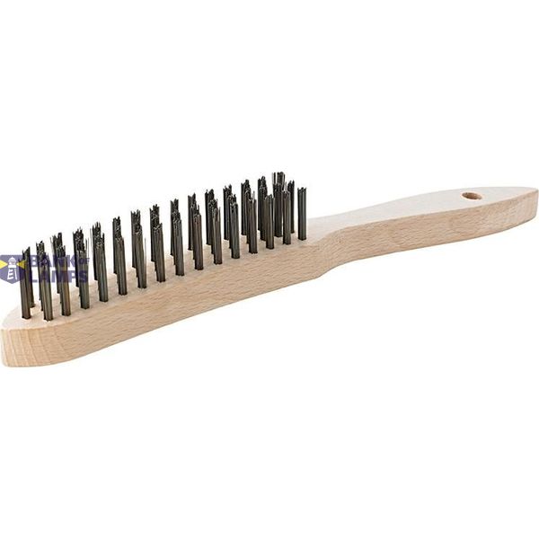 Wire brush 4 rows hand FORMAT image 1