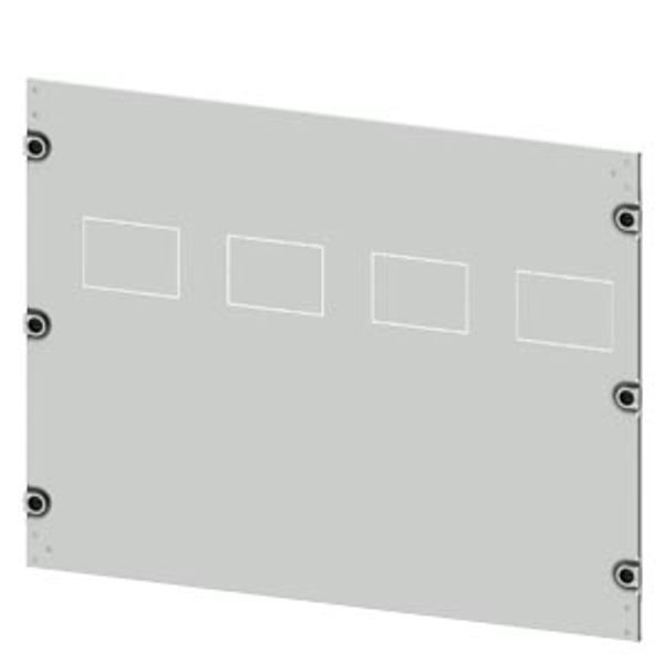 Masking frame 3VA20 (100 A), 3VA21 (160 A), 3VA22 (250 A), 4-pole, fixed-mounted, drive: motorized image 1