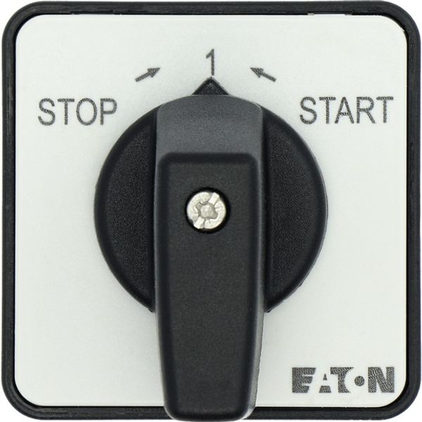 T0-1-15362/EZ ON-OFF button, T0, 20 A, center mounting, 1 contact unit(s), Contacts: 2, 45 °, momentary, With 0 (Off) position, with spring-return, STOP>I image 4