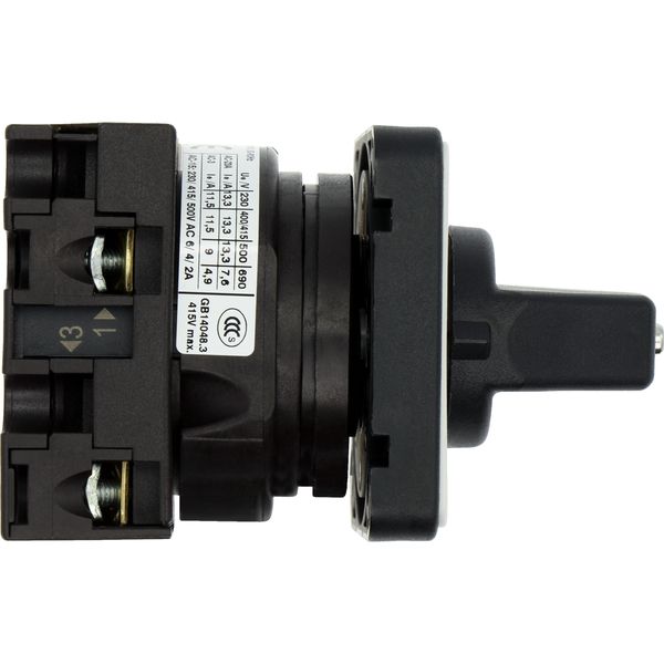 T0-1-8214/E Changeoverswitches, T0, 20 A, flush mounting, 1 contact unit(s), Contacts: 2, 45 °, momentary, With 0 (Off) position, with spring-return from both dir image 18