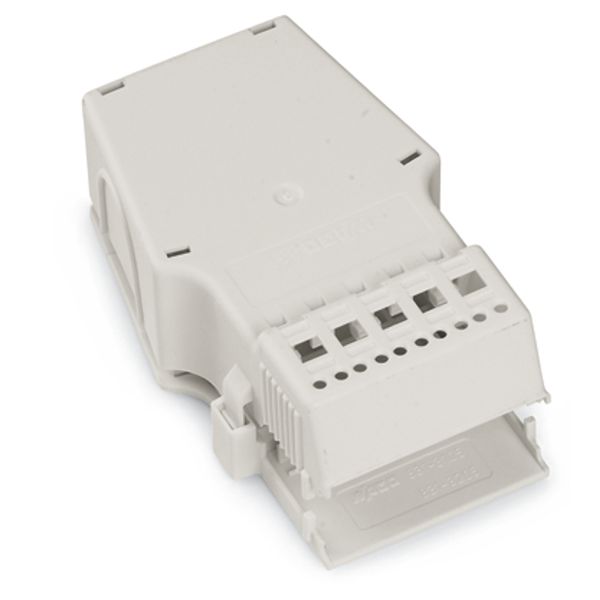 Strain relief housing light gray image 2
