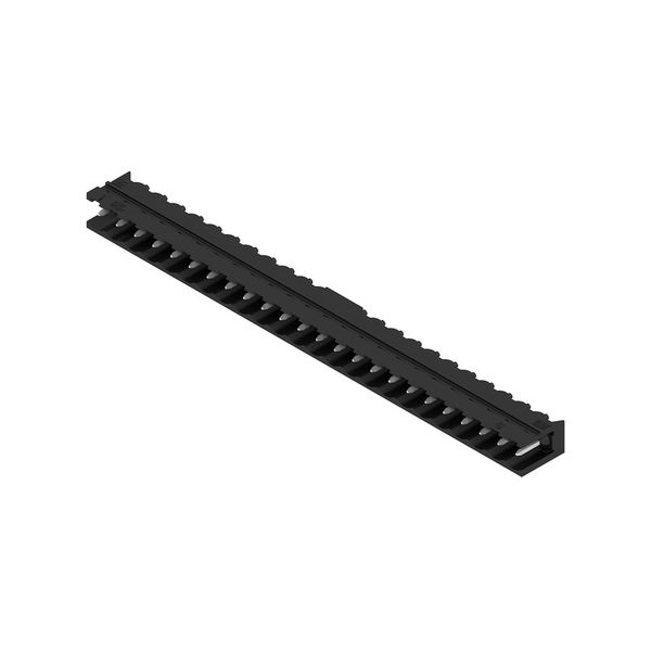 PCB plug-in connector, male header, open side, THT/THR solder connection, 5.08 mm, Number of poles: 24, 90°, Solder pin length (l): 1.5 mm, tinned, black, Box image 4