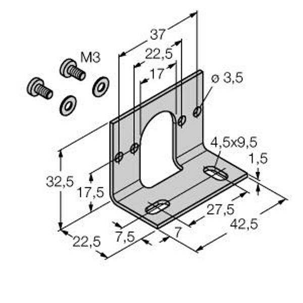 Accessories Mounting Bracket   PK-N-MZ-002 image 1