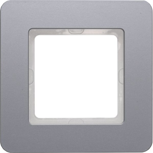 Frame 1gang, aluminium blasted image 1