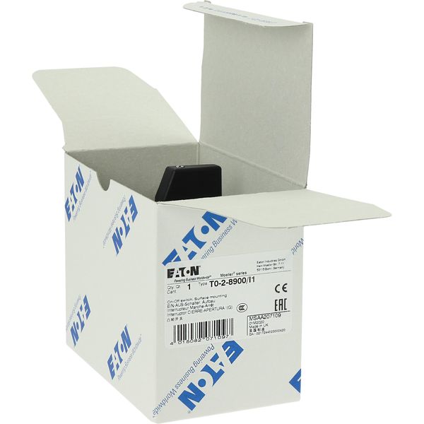 T0-2-8900/I1 On-Off switch, 3 pole + N, 20 A, 90 °, surface mounting image 35