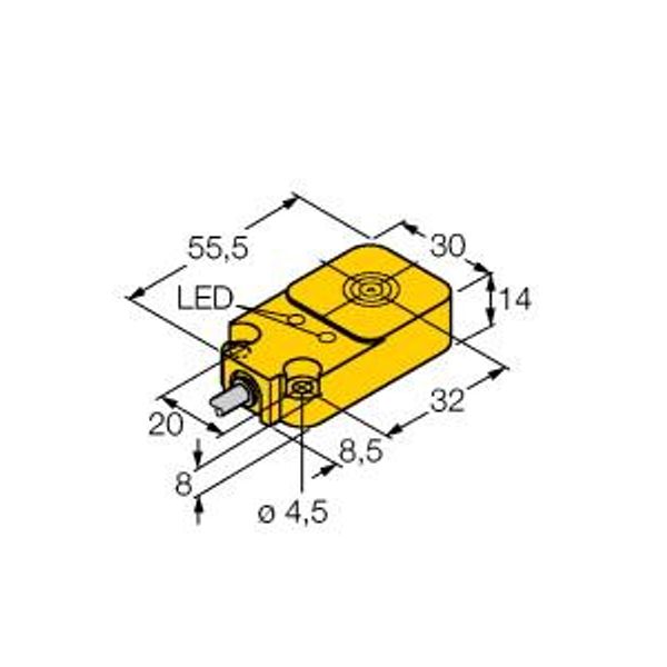 Inductive Sensor   BI10U-Q14-AN6X2 image 1